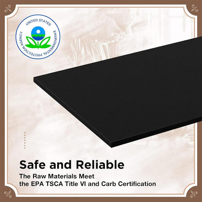 Rolanstar Lift Top Coffee Table with Drawers & Hidden Compartment – Retro Wooden Central Table with Adjustable Lift Tabletop for Living Room, Black